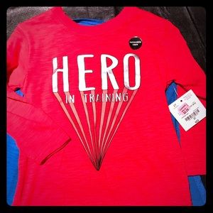 New Tees long sleeve whit coat